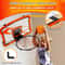 Kids Basketball Hoop Set With Electric Scorer Over Door Basketball Hoop W4 Balls For Active Fun And 5