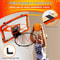 Kids Basketball Hoop Set With Electric Scorer Over Door Basketball Hoop W4 Balls For Active Fun And 5