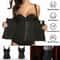 Latex Waist Trainer Cincher Full Body Shaper Black Underbust Corset Shapewear Waist Slimming Body 8