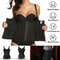 Latex Waist Trainer Cincher Full Body Shaper Black Underbust Corset Shapewear Waist Slimming Body 8