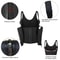 Latex Waist Trainer Cincher Full Body Shaper Black Underbust Corset Shapewear Waist Slimming Body 2
