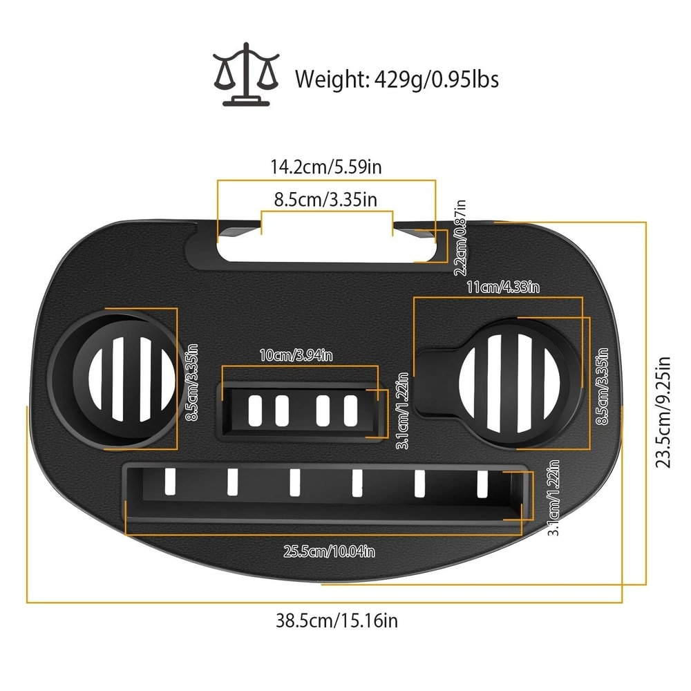 Portable Chair Side Table Cup Holder ClipOn Chair Tray For Garden Beach Fishing Chair Convenient Dr 5