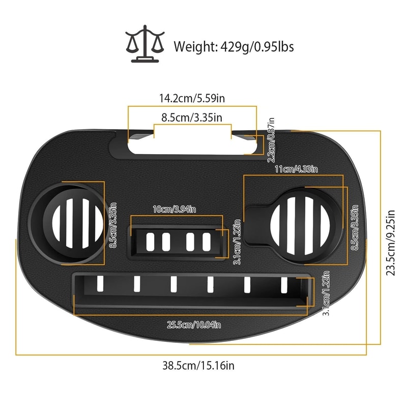 Portable Chair Side Table Cup Holder ClipOn Chair Tray For Garden Beach Fishing Chair Convenient Dr 5