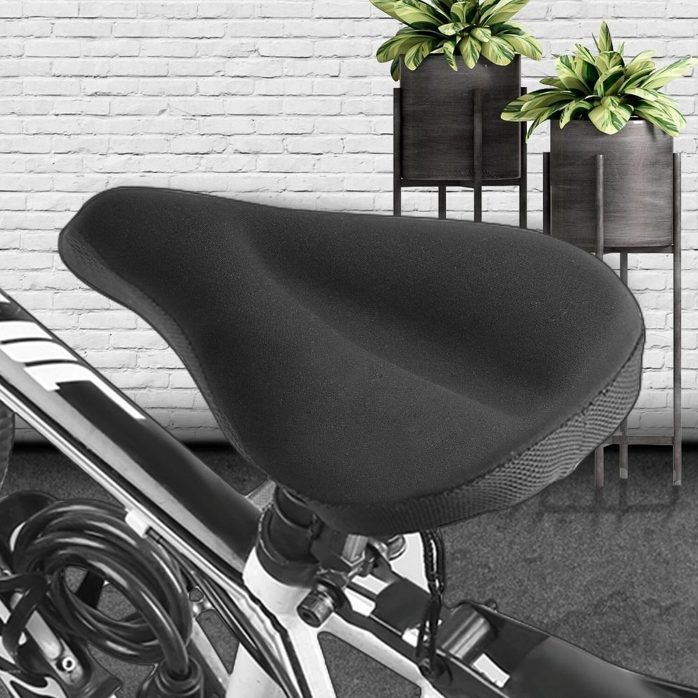 Soft Saddle Pad Cushion For Mountain Bike Gel Silicone Seat Cover Comfortable Bike Seat Pad 0
