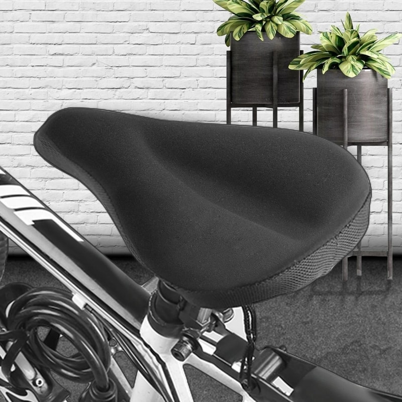 Soft Saddle Pad Cushion For Mountain Bike Gel Silicone Seat Cover Comfortable Bike Seat Pad 0