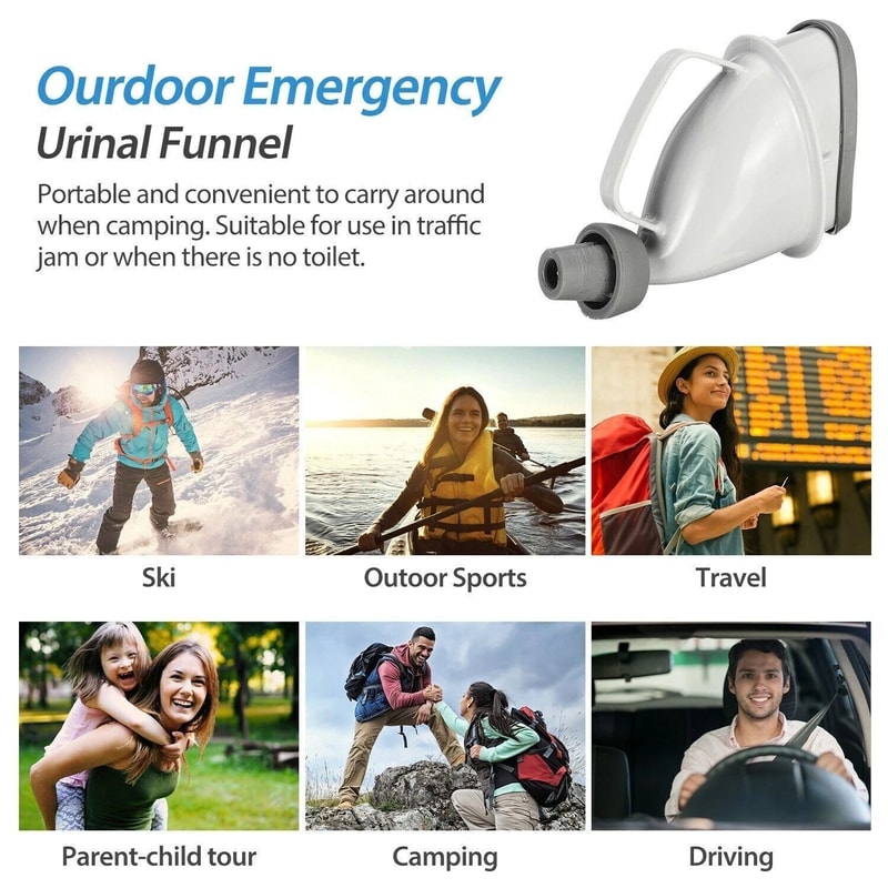 Outdoor Urinal Device For Men Women Potty Pee Funnel Emergency Portable Toilet For Camping Travel A 3