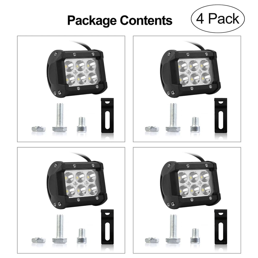 LED Work Light Fog Reverse Cube Pods Offroad SUV ATV UTE Lighting Solution For Ultimate Visibility 1