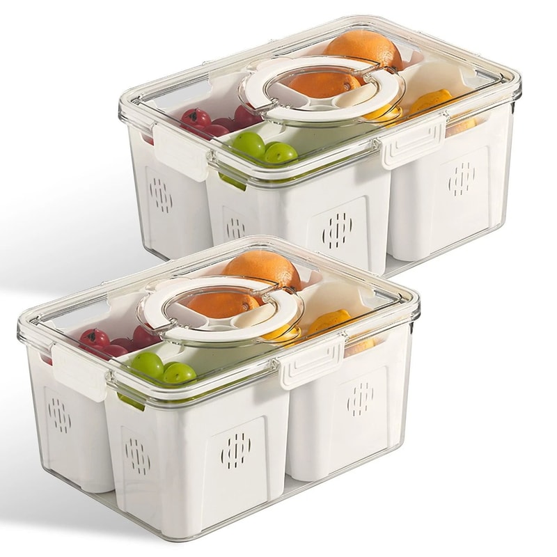 Picnic Box Airtight Fruit Storage Food Storage Fridge For Convenience And Freshness 10