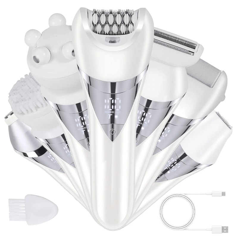 Electric Razor Women Razor Lady Hair Removal Cordless Trimmer Epilators 12