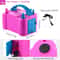 Balloon Air Pump Inflator Portable Double Electric Blower Pink Party Pump For Fast Inflation 2