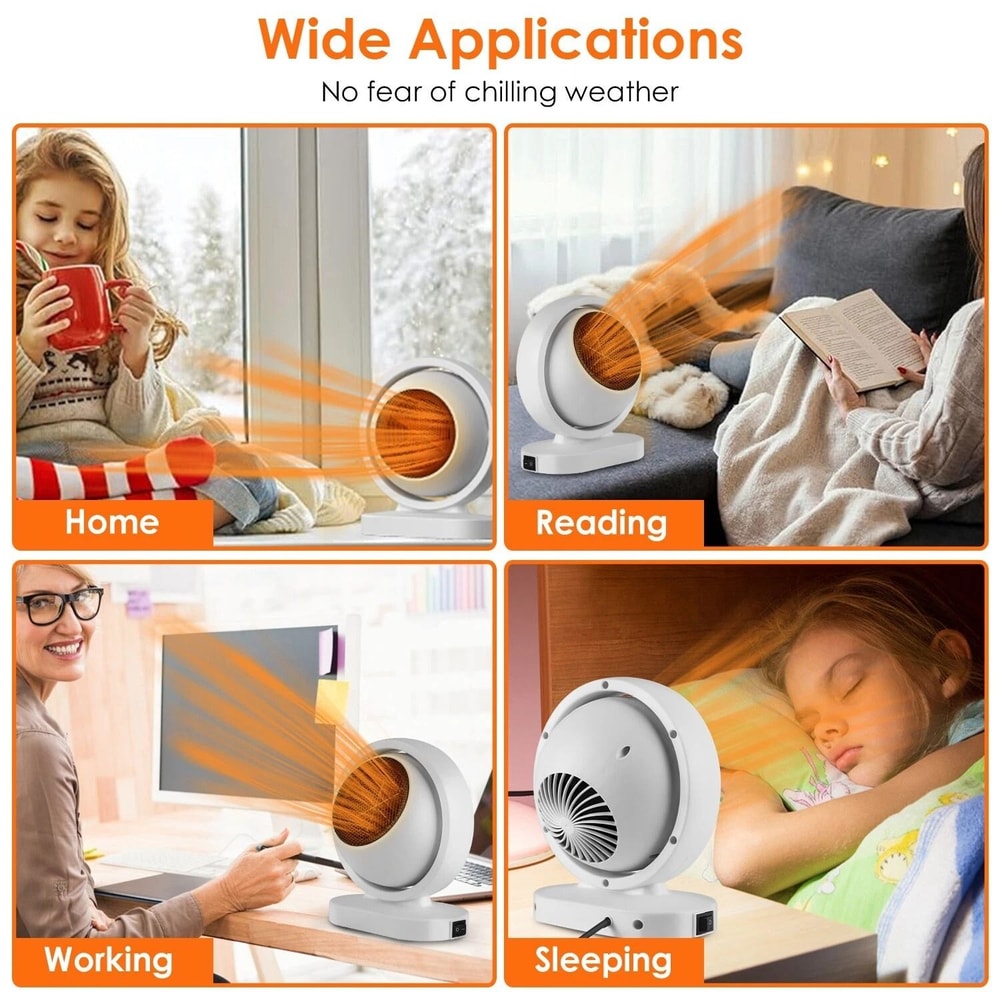 Electric Space Heater Safe Heater With Overheat Protection Winter Heater For Fast Warmth And Comfor 5