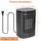 Ceramic Electric Space Heater With Oscillating Heating Fan Digital Display Compact For Efficient Ro 9