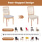 Dining Chair Slipcovers Waterproof Stretch Seat Covers Mat Slipcover For Chairs 1
