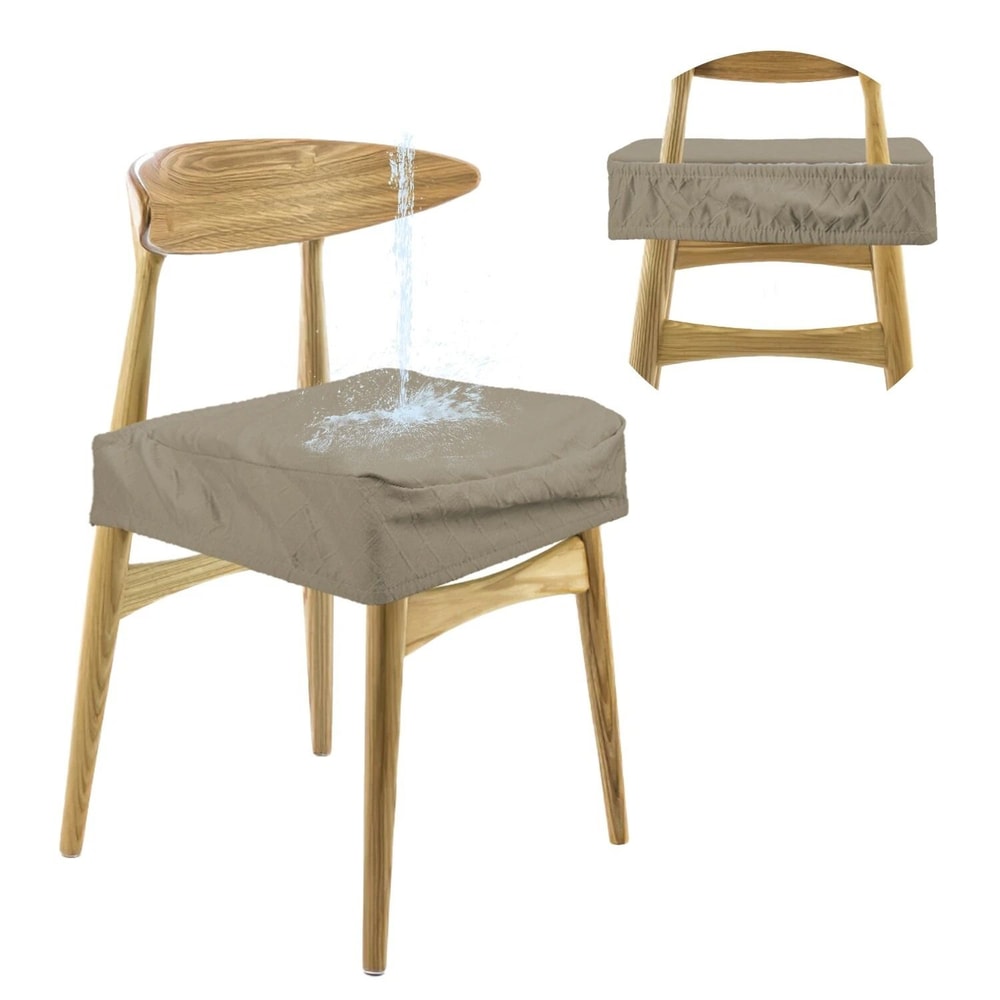 Dining Chair Slipcovers Waterproof Stretch Seat Covers Mat Slipcover For Chairs 12