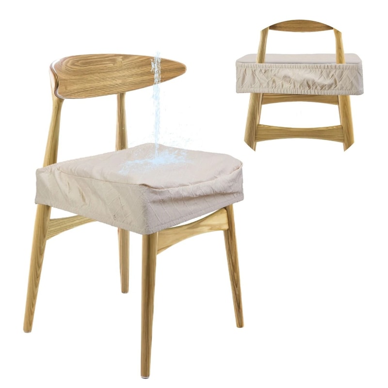 Dining Chair Slipcovers Waterproof Stretch Seat Covers Mat Slipcover For Chairs 13