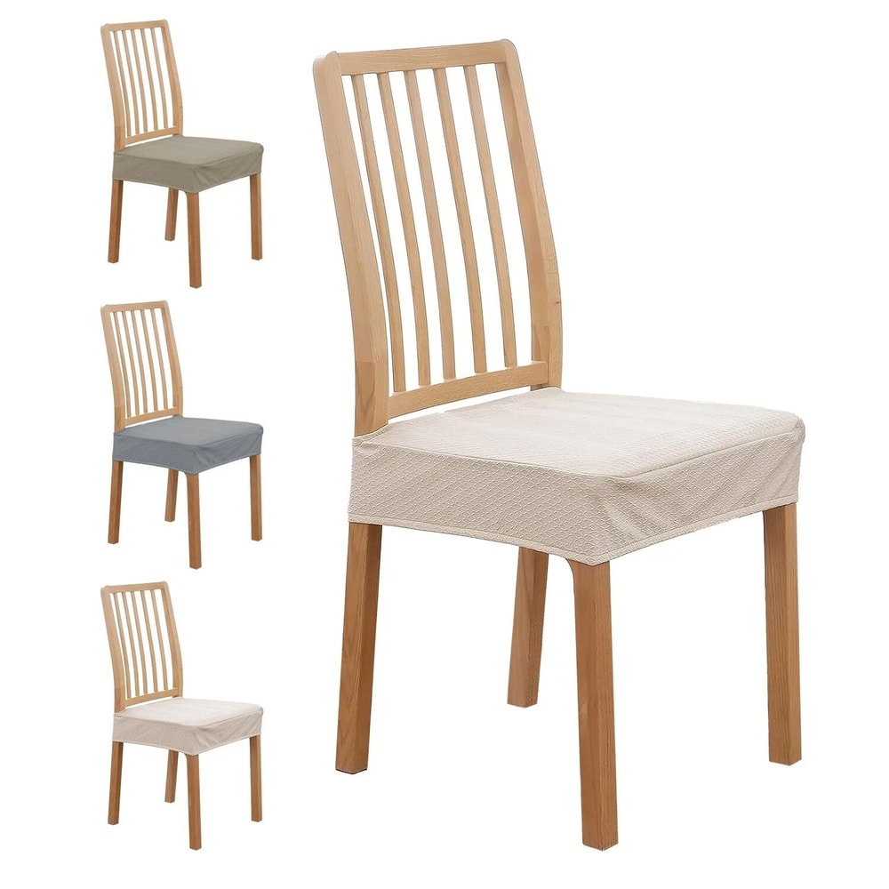 Dining Chair Slipcovers Waterproof Stretch Seat Covers Mat Slipcover For Chairs 3