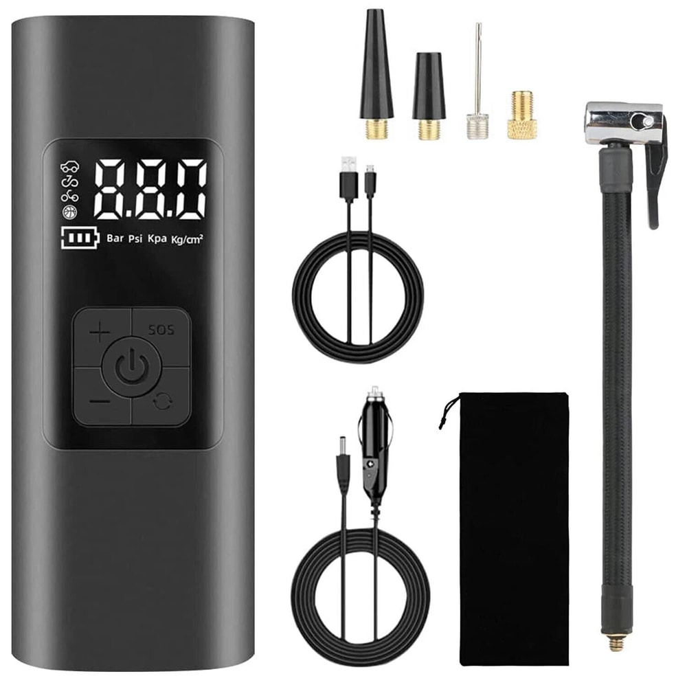 Auto Electric Inflator Compressor Portable Car Digital Air Tire Pump Efficient Reliable Tire Press 10