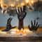 Creepy Reaching Hands Halloween Hand Prop Lighted Candles Perfect Halloween Hand Decoration For S 4
