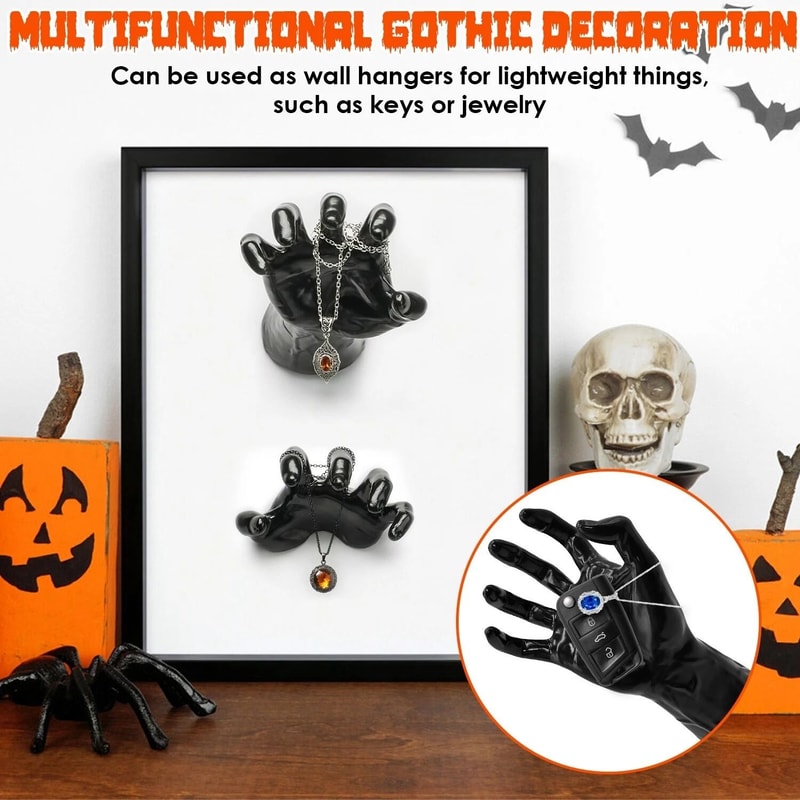 Creepy Reaching Hands Halloween Hand Prop Lighted Candles Perfect Halloween Hand Decoration For S 6
