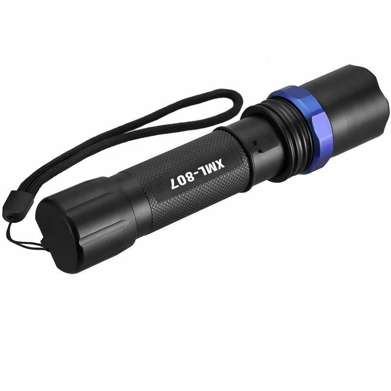 High Powered Tactical Flashlight 5 Modes Zoomable Aluminum Durable LED Flashlight For Outdoor Activ 2