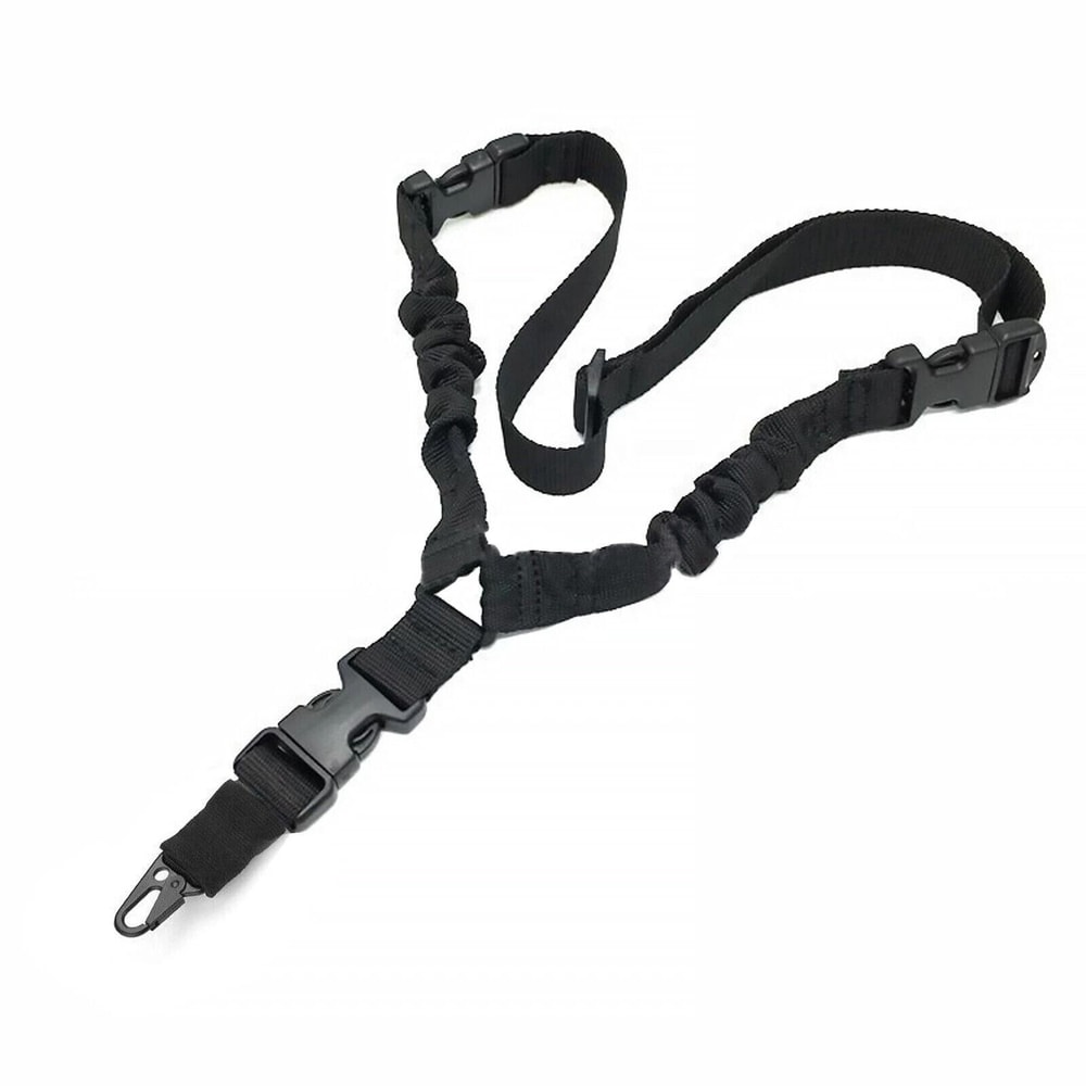 Bungee Rifle Gun Sling Tactical One Single Point Sling Strap With QD Buckle For Quick Adjustment An 0