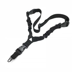 bungee rifle gun sling, tactical one single point sling strap with qd buckle for quick adjustment and comfort