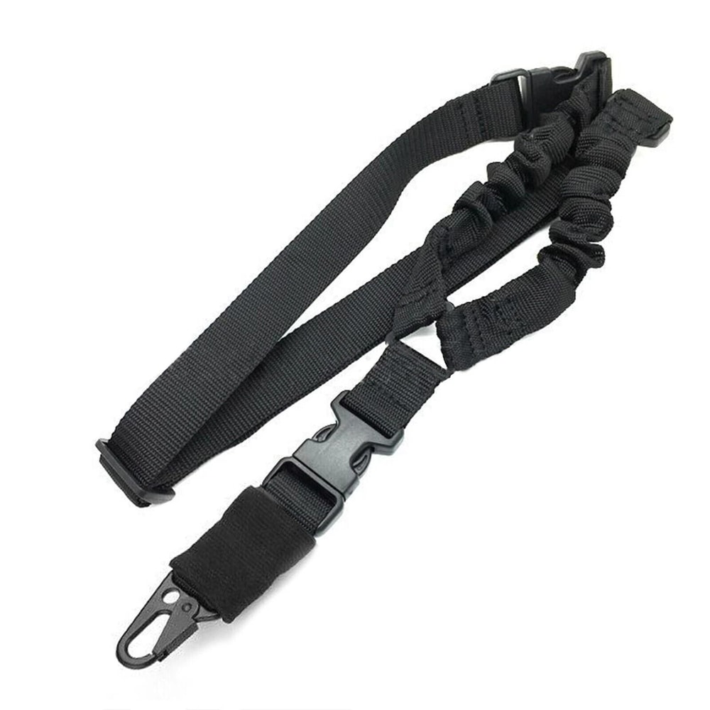 Bungee Rifle Gun Sling Tactical One Single Point Sling Strap With QD Buckle For Quick Adjustment An 6
