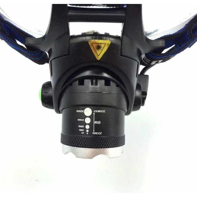 Tactical Headlamp Zoomable Rechargeable Head Light Bright Head Lamp For Nighttime Activities 6