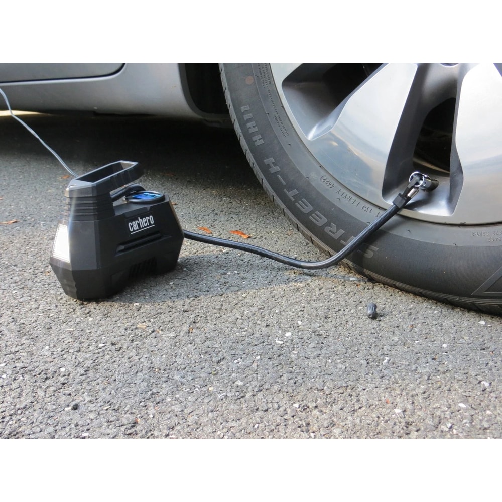 Heavy Duty Air Compressor Portable Tire Inflator Electric Pump Auto Ideal For Cars And Trucks 3