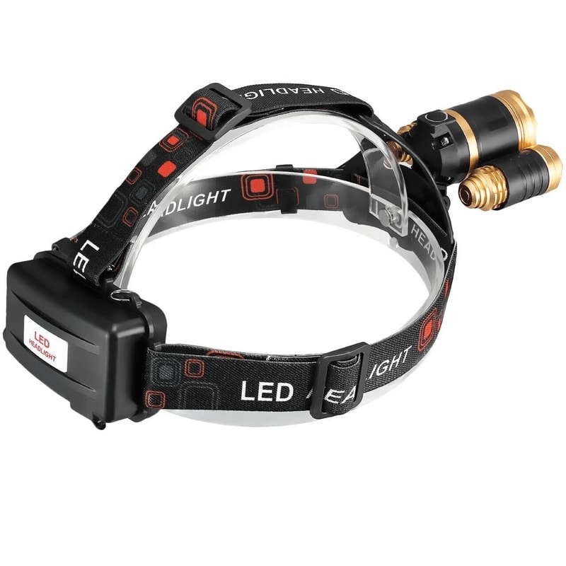 Rechargeable LED Headlamp Zoomable Headlight Torch Lamp Portable Flashlight For Camping Hiking And 1