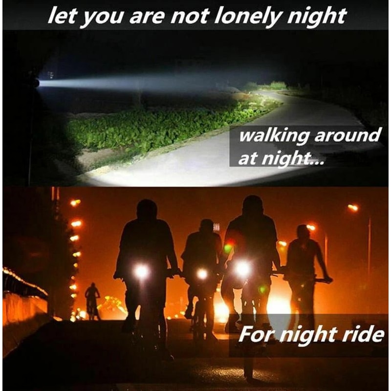 LED Flashlight Tactical Police Torch Very Bright Rechargeable Camping Light For Outdoor Hiking Emer 5