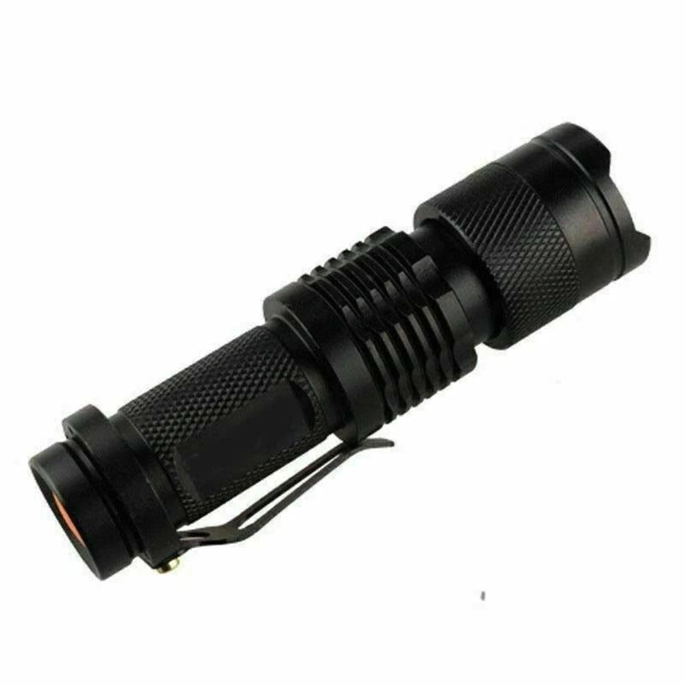 1Mode Mini Zoom InOut Flashlight Torch Compact Camping Light Durable Torch For Hiking And Emergenci 1