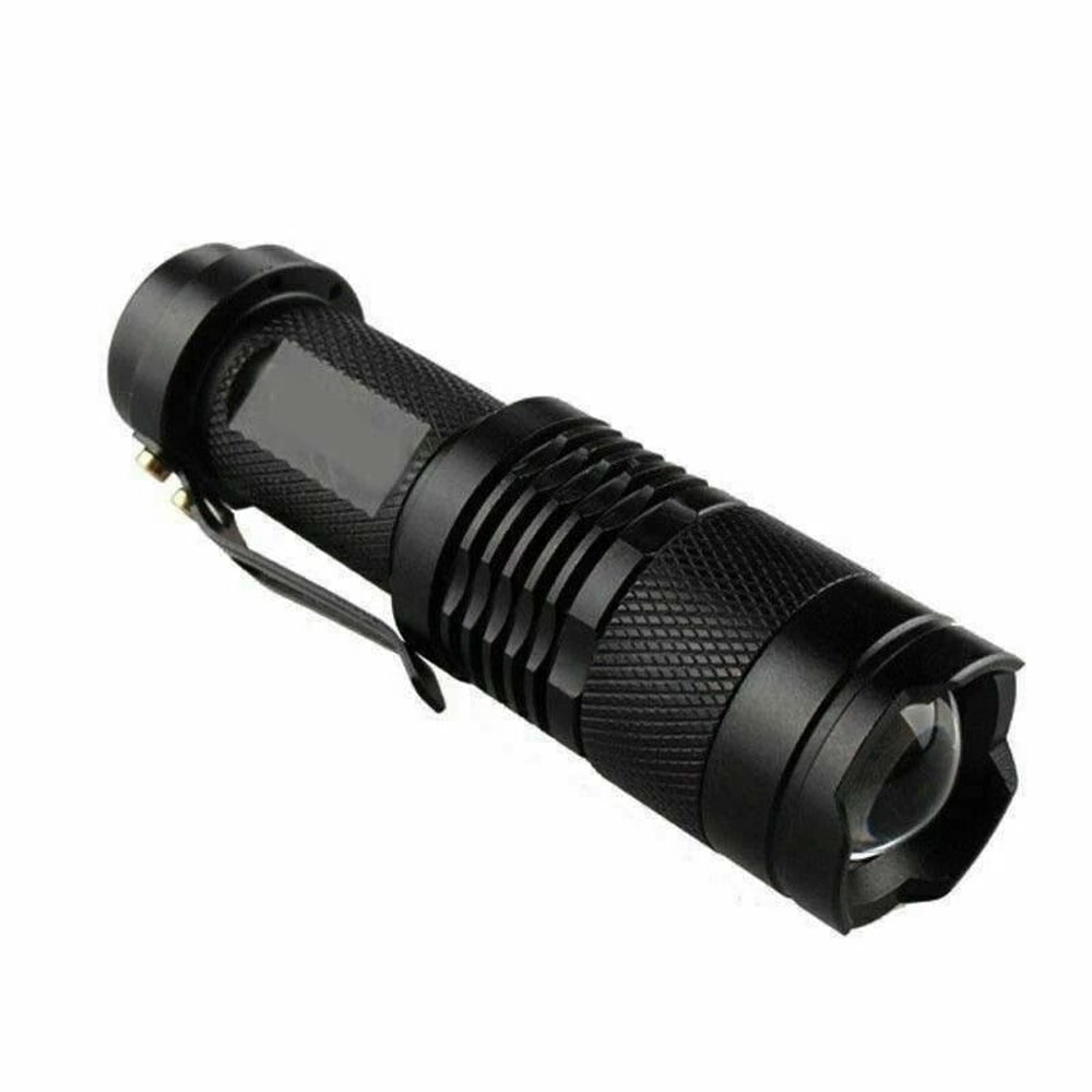 1Mode Mini Zoom InOut Flashlight Torch Compact Camping Light Durable Torch For Hiking And Emergenci 2
