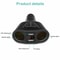 Dual USB Charger Power Adapter For Car Car LCD Cigarette Lighter Socket Splitter DC Power Outlet 4