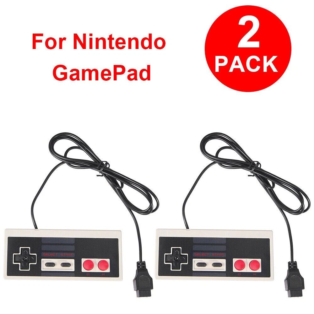 Video Game Wired Controller Remote For Nintendo NES Console Wired Controllers 3