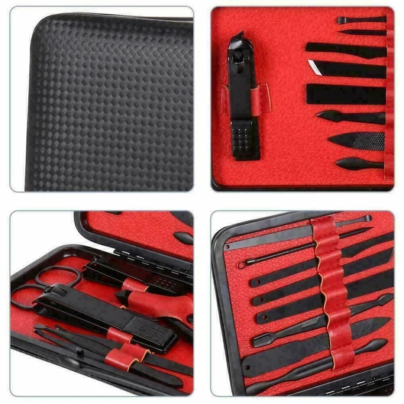 Pedicure Set For Men Women Manicure Kit With Finger Toe Nail Clippers Scissors Professional Groomin 4