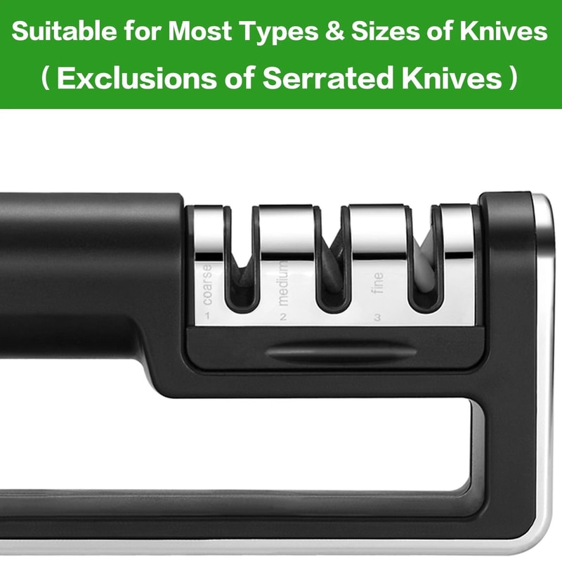 Professional Knife Sharpener Tungsten Ceramic Sharpening System Tool Kitchen Sharpening Solution Fo 1