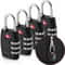 Travel Luggage Lock TSA Approved 3 Digit Combination Suitcase Padlock Reset For Maximum Security 4