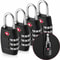 Travel Luggage Lock TSA Approved 3 Digit Combination Suitcase Padlock Reset For Maximum Security 4