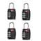 Travel Luggage Lock TSA Approved 3 Digit Combination Suitcase Padlock Reset For Maximum Security 1