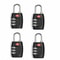 Travel Luggage Lock TSA Approved 3 Digit Combination Suitcase Padlock Reset For Maximum Security 1