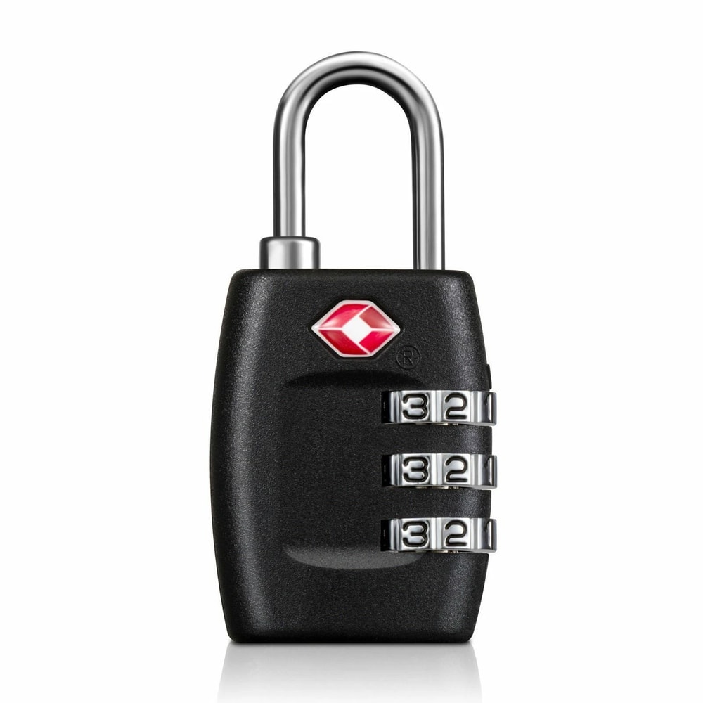 Travel Luggage Lock TSA Approved 3 Digit Combination Suitcase Padlock Reset For Maximum Security 0