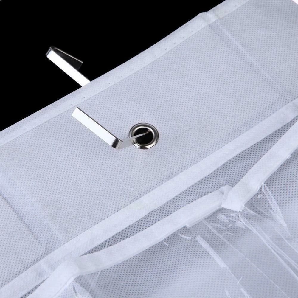 24 Pocket Shoe Organizer Rack Over The Door Hanging Storage Space Saver Hanger Maximize Closet Spac 3