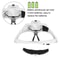 LED Light Lamp Visor Head Loupe Magnifying Glass Lens Jeweler Headband Magnifier For Precision Task 3