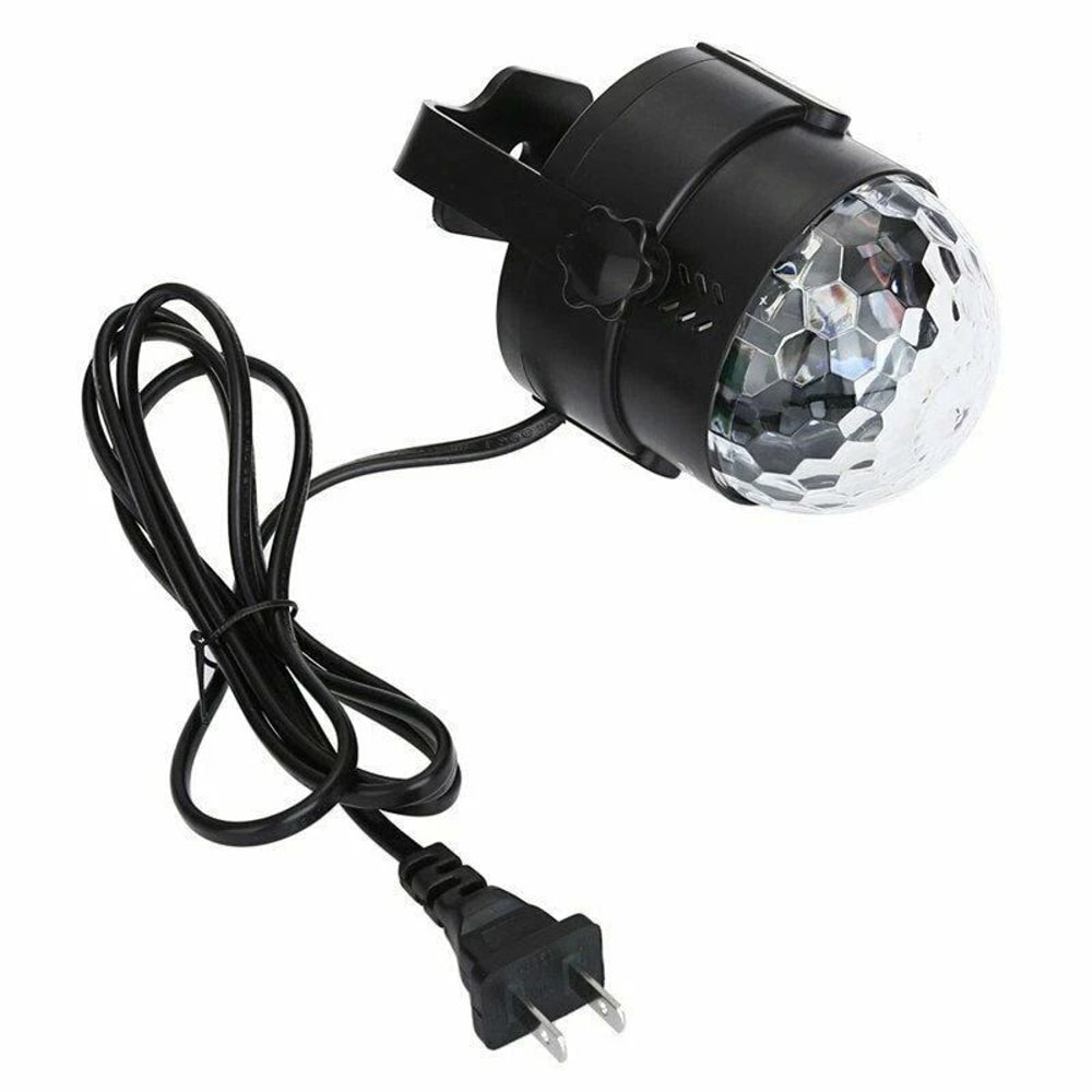 Strobe LED DJ Ball Disco Party Lights Sound Activated Bulb Dance Lamp Decoration 9