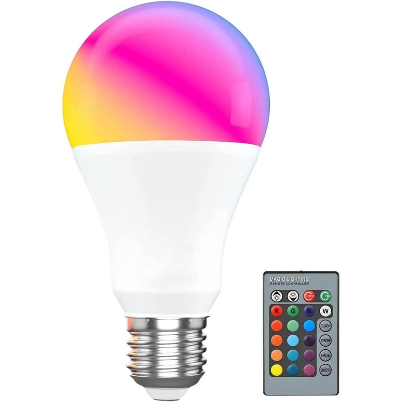 LED Light Bulb Color Changing Light Bulb With Remote Control Energy Efficient Lighting For Every Ro 0