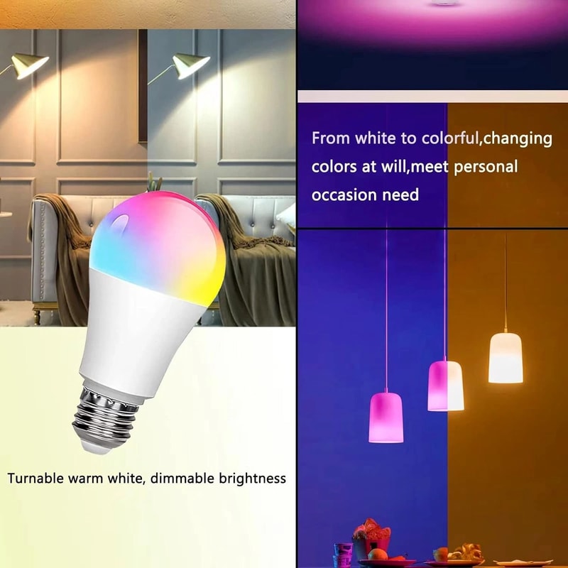 LED Light Bulb Color Changing Light Bulb With Remote Control Energy Efficient Lighting For Every Ro 3