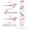Professional Curved Pet Grooming Scissors For Dog And Cat Thinning Shear Hair Cutting Shears 2