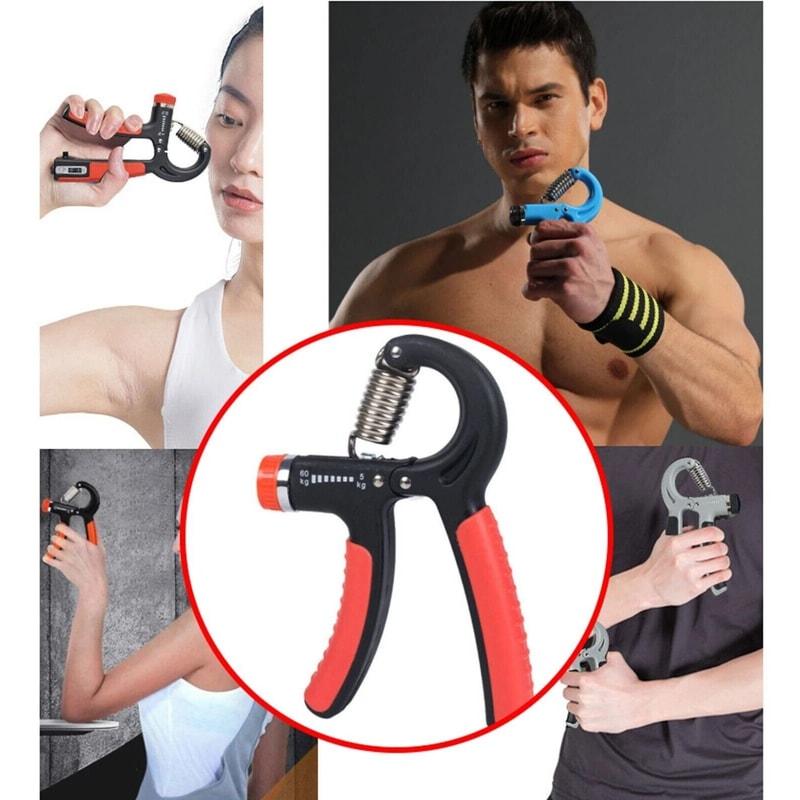 Adjustable Hand Grip Strength Power Trainer Gym Exerciser Gripper Strengthener For Improved Hand An 0