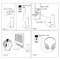 Wireless Cordless 5 In 1 Headphones With Mic Headset For TV Watching Radio 3